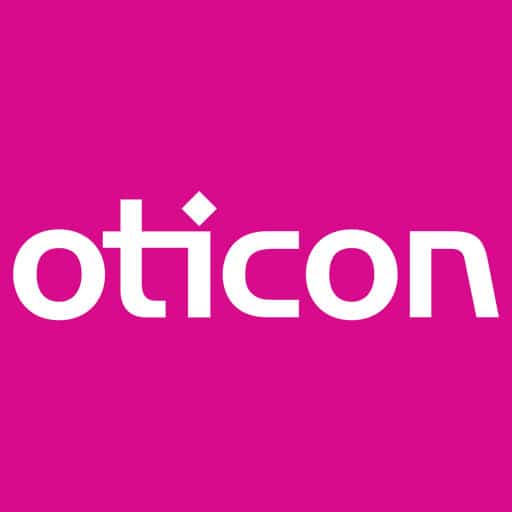 oticon hearing aid logo